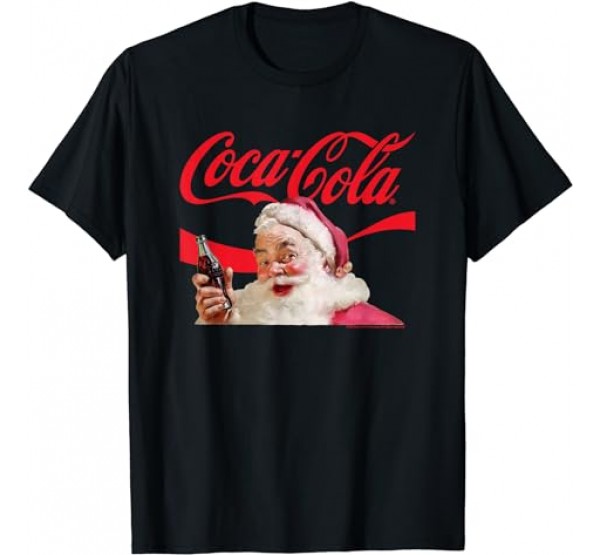 Coca Cola  Santa Closeup T-Shirt